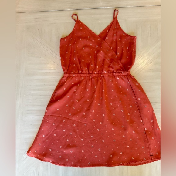 TOAD & CO - Hillrose Spaghetti Strap Wrap Dress w/ Pockets - 100 % Tencel - Sz S - Picture 6 of 15